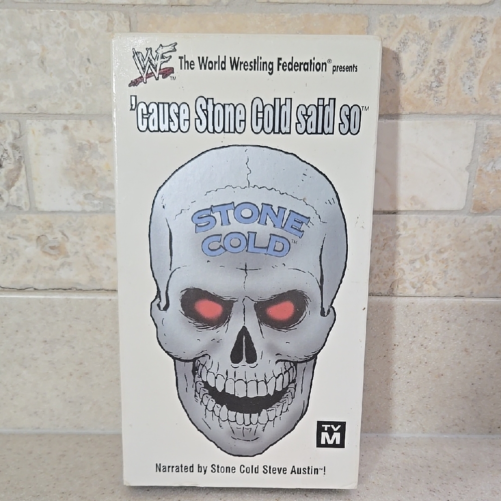 Vintage 1998 WWF Cause Stone Cold Said So VHS Tape